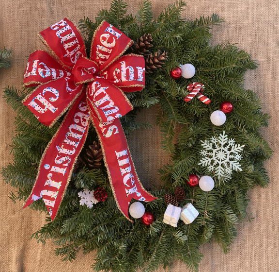 If you are interested in top quality handmade wreaths made from freshly harvested Balsam and Balsam-Fraser hybrid fir trees, you have come to the right place!