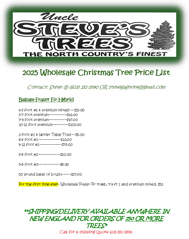 Save big on wholesale christmas trees