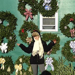 Check out these beautiful Christmas wreaths. They sell themselves!
