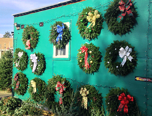 We believe that Kelly, our Master Wreath Maker, creates the most beautifully decorated hand-crafted Chridtmas wreaths in New England.